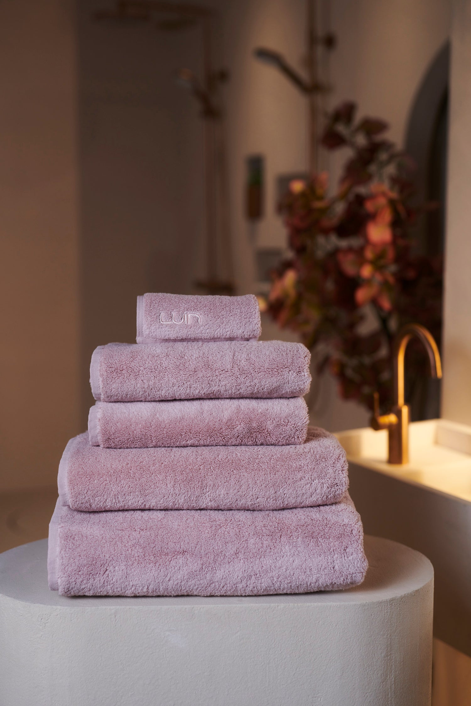 Hand Towel 50x80 cm Dusty Rose
