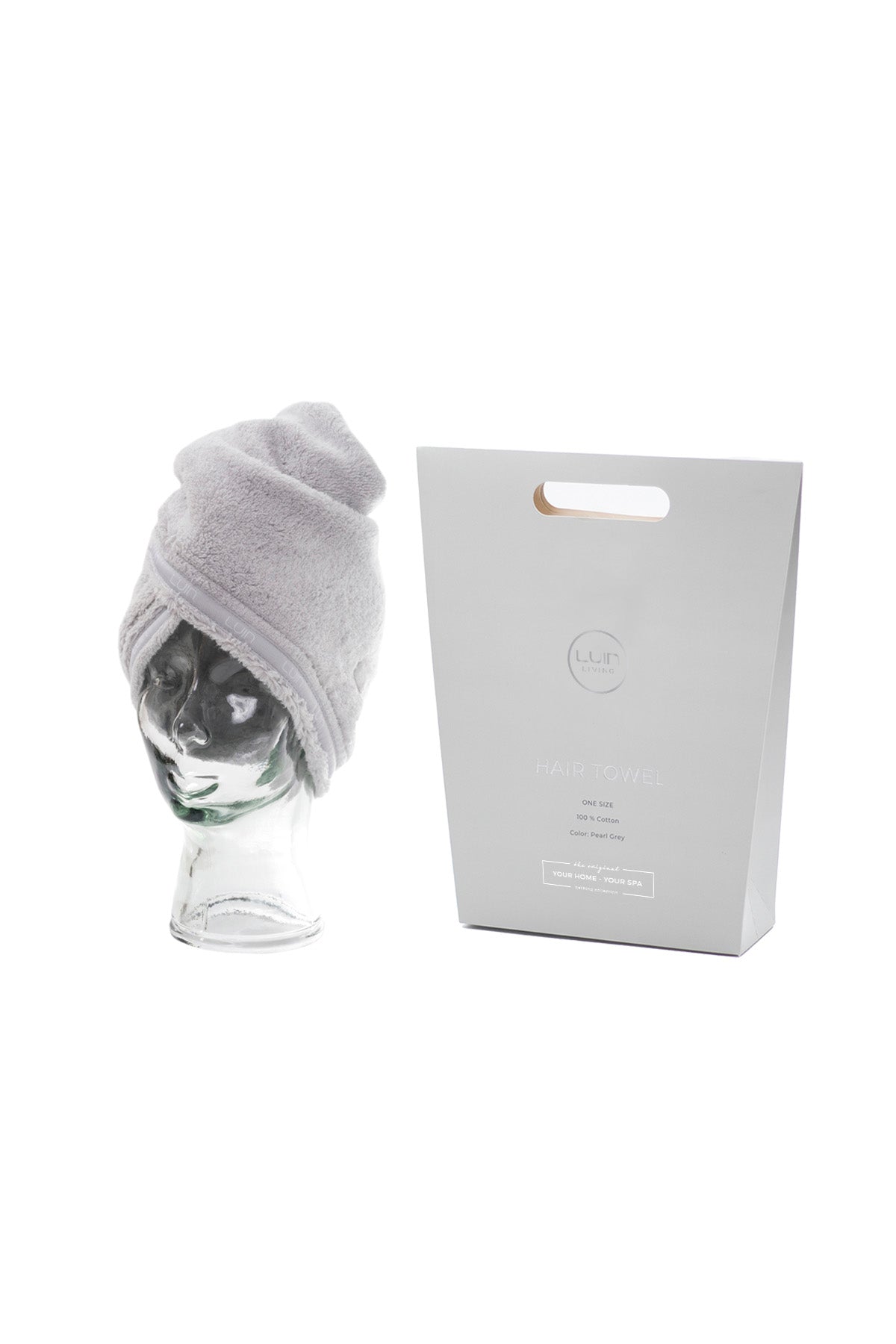 Hair Towel Pearl Grey