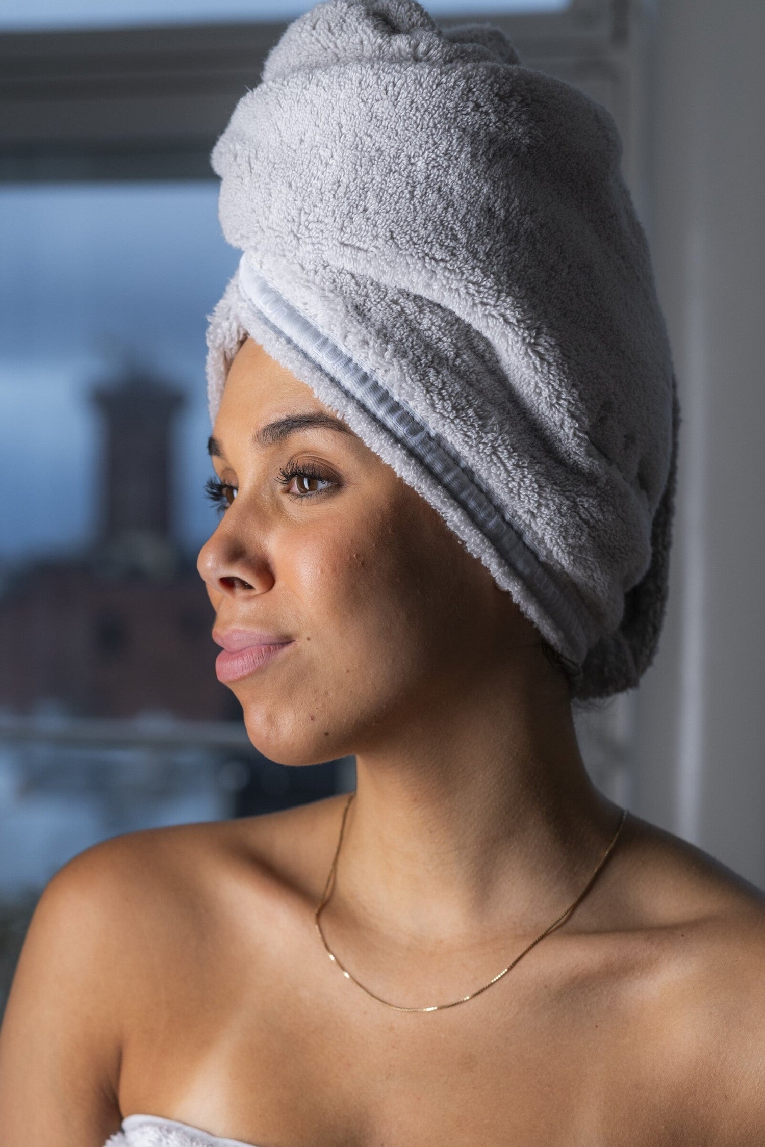 Hair Towel Pearl Grey