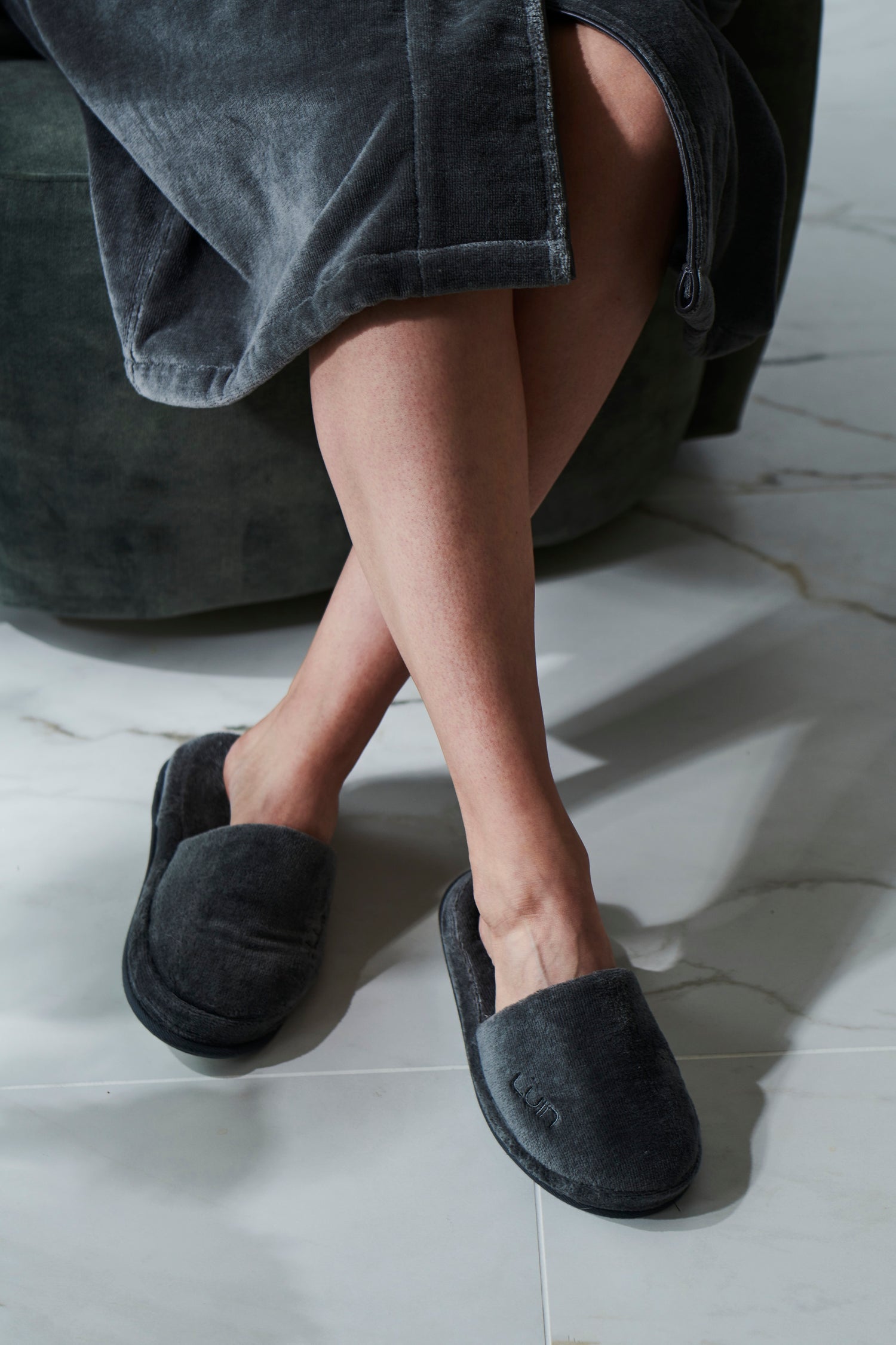 Slippers Haven Dark Grey