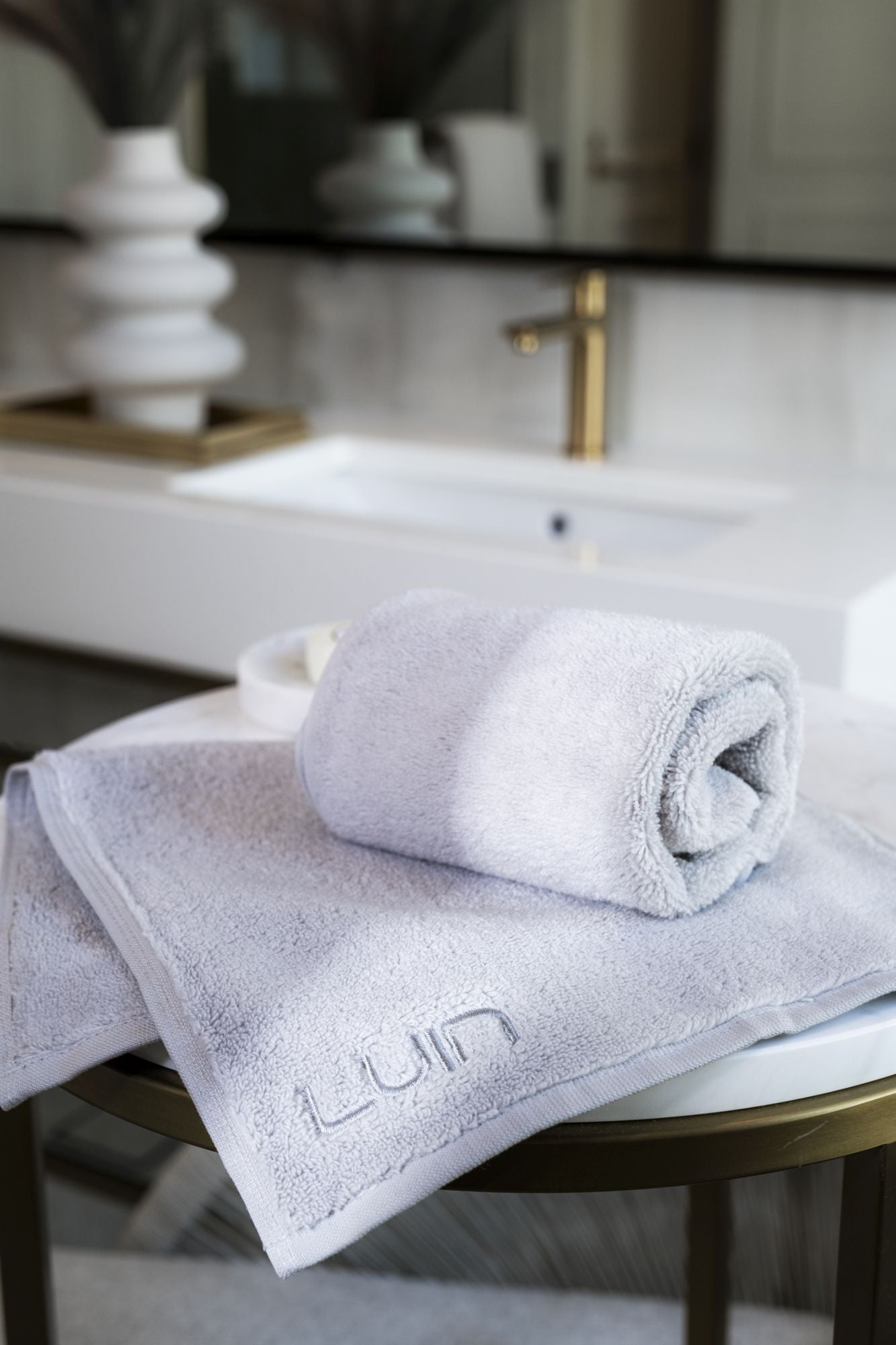 Facial Towel 30×50 cm Pearl Grey