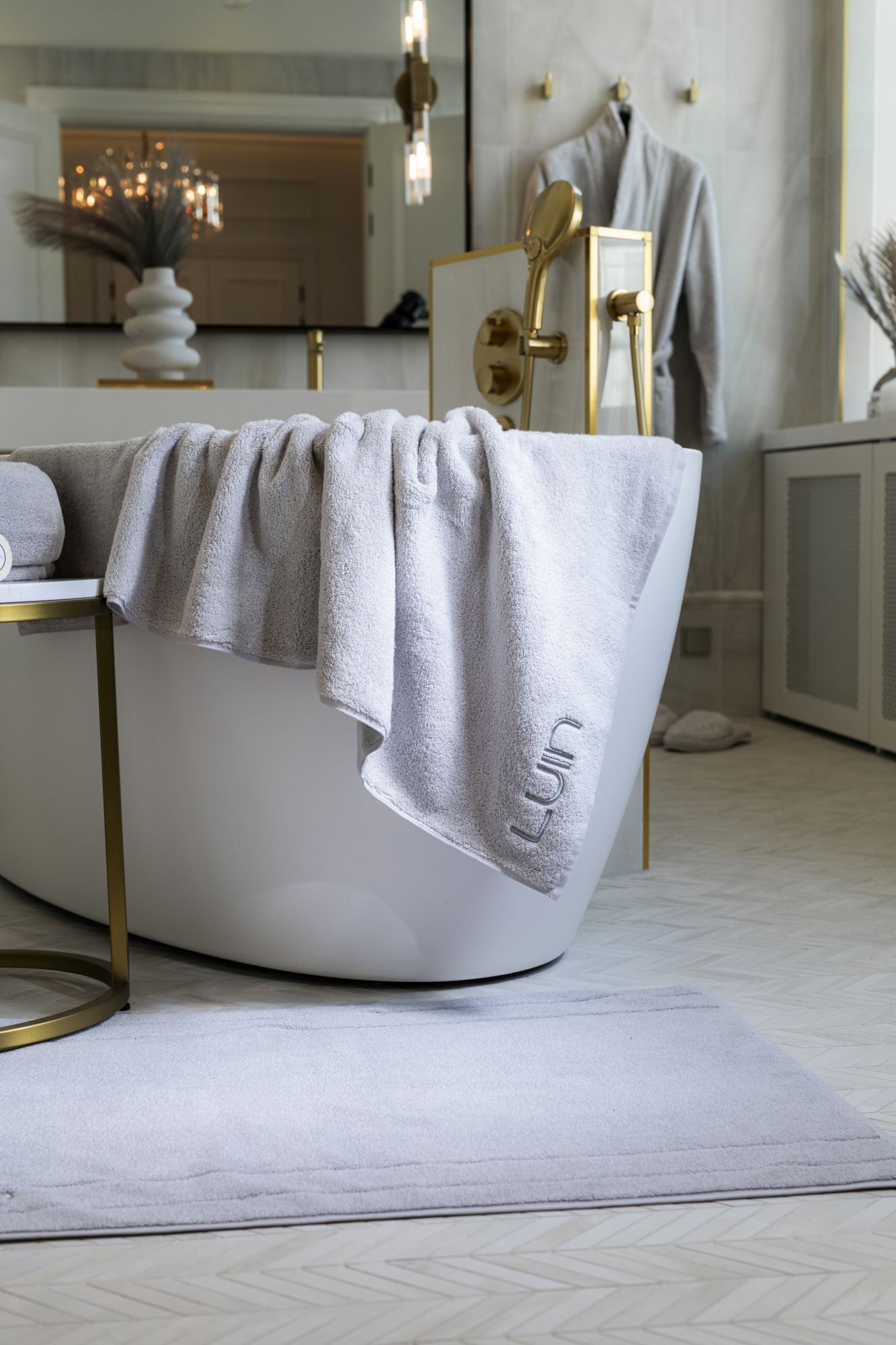 Grande Towel 100x180 cm Pearl Grey