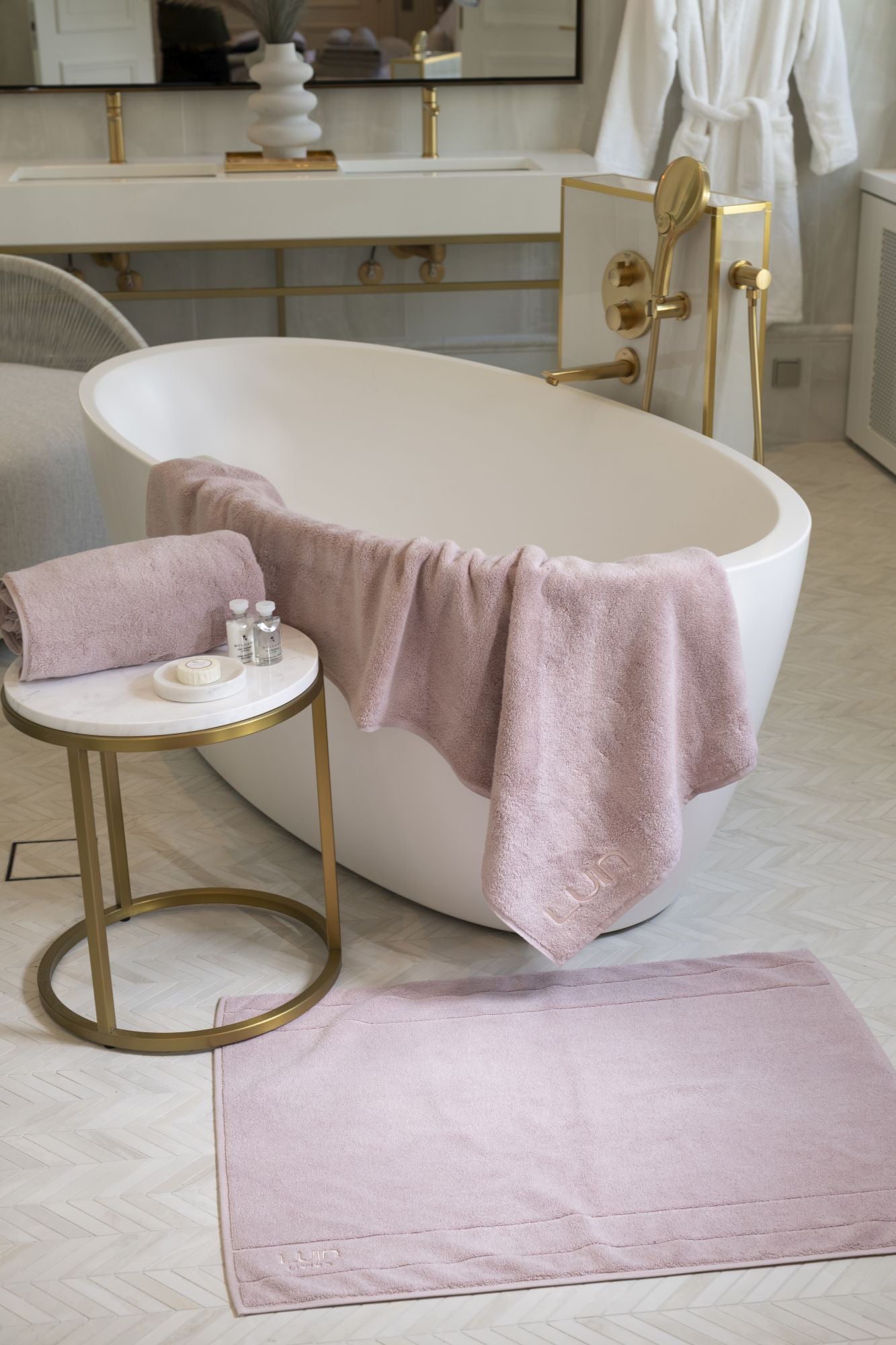 Bath Mat Dusty Rose