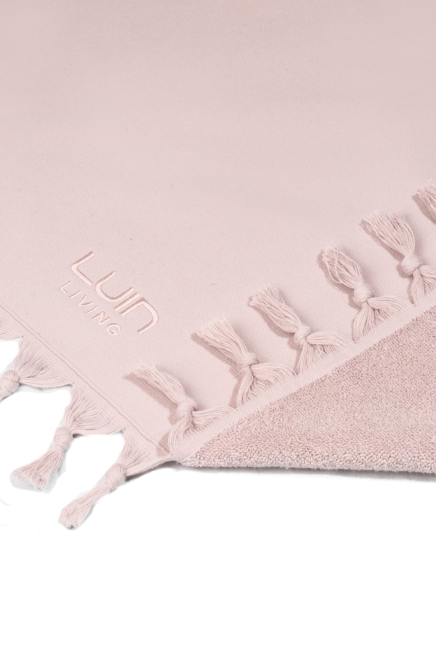 Organic Hand Towel 50x70cm Dusty Rose