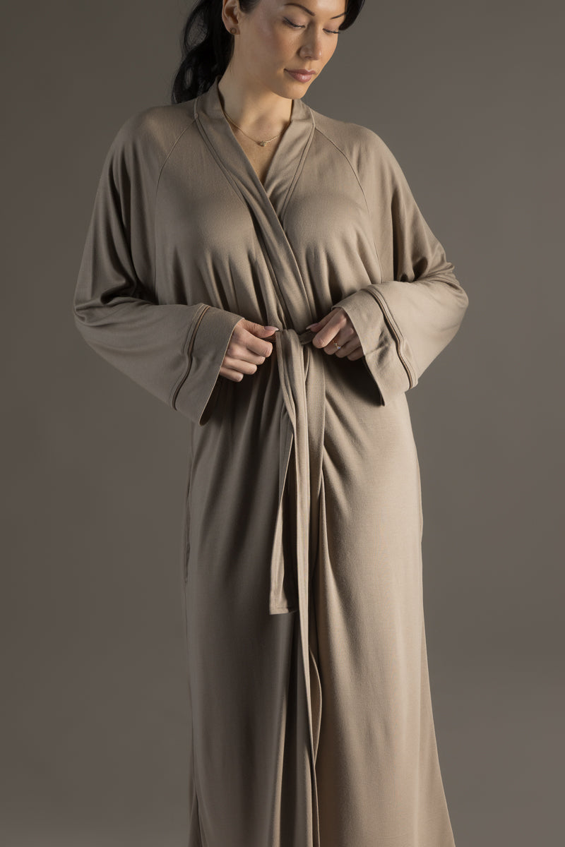 Dawn Morning Gown Desert Taupe