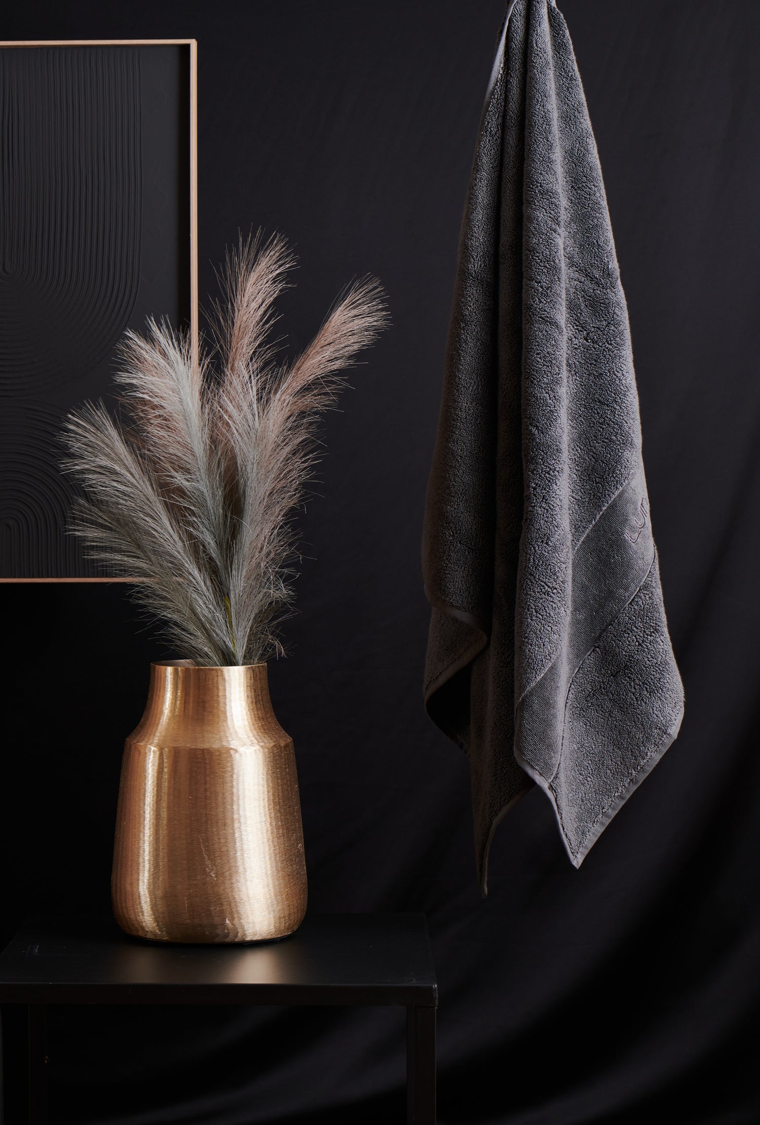 Organic Elegance Bath Towel 70x140cm Coal