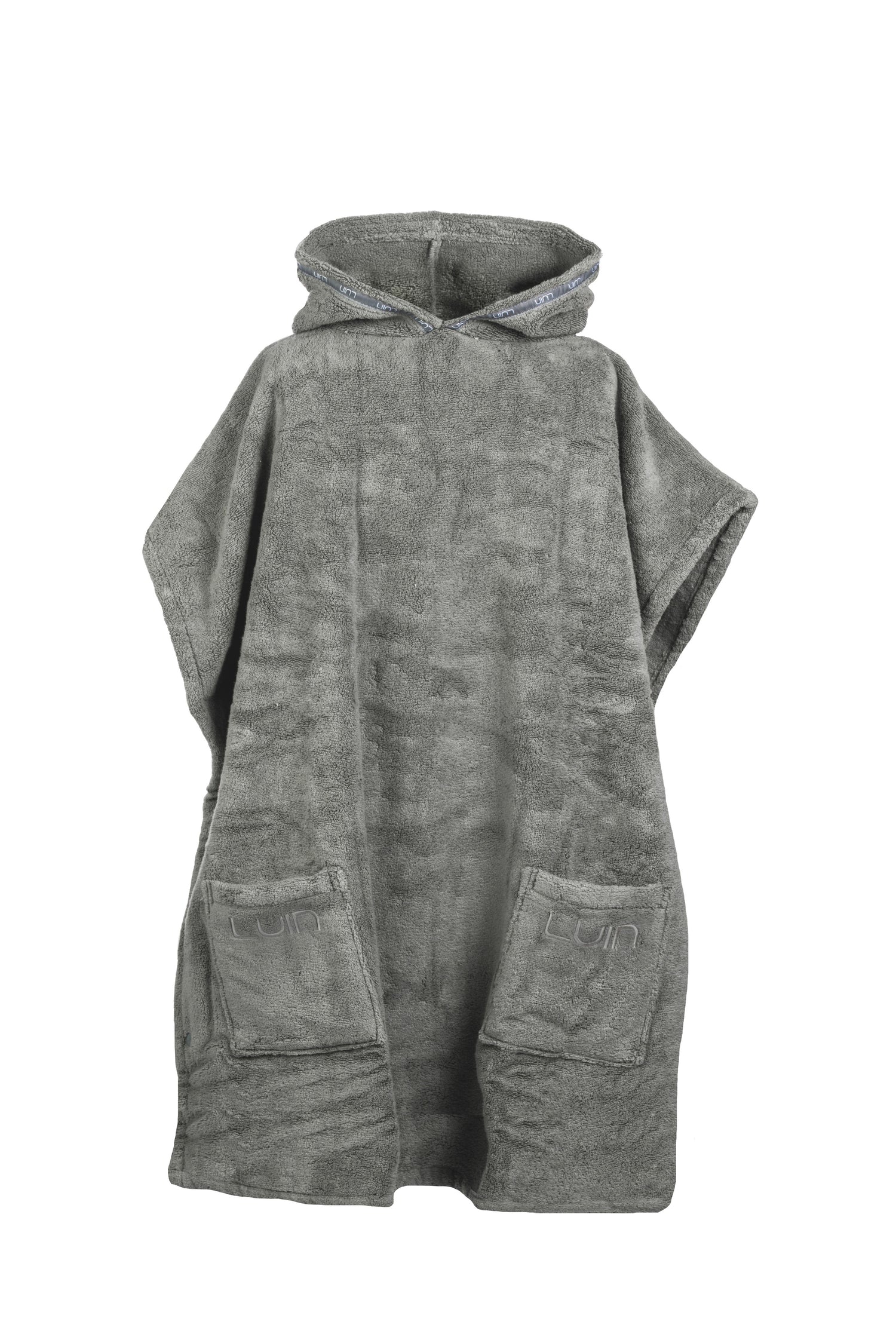Unisex Poncho Towel Granite