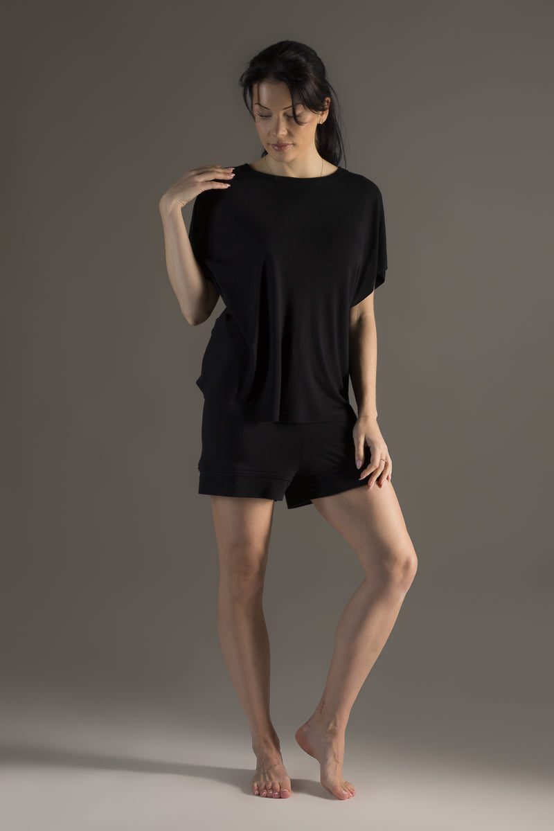Dawn Pyjama Shorts Black