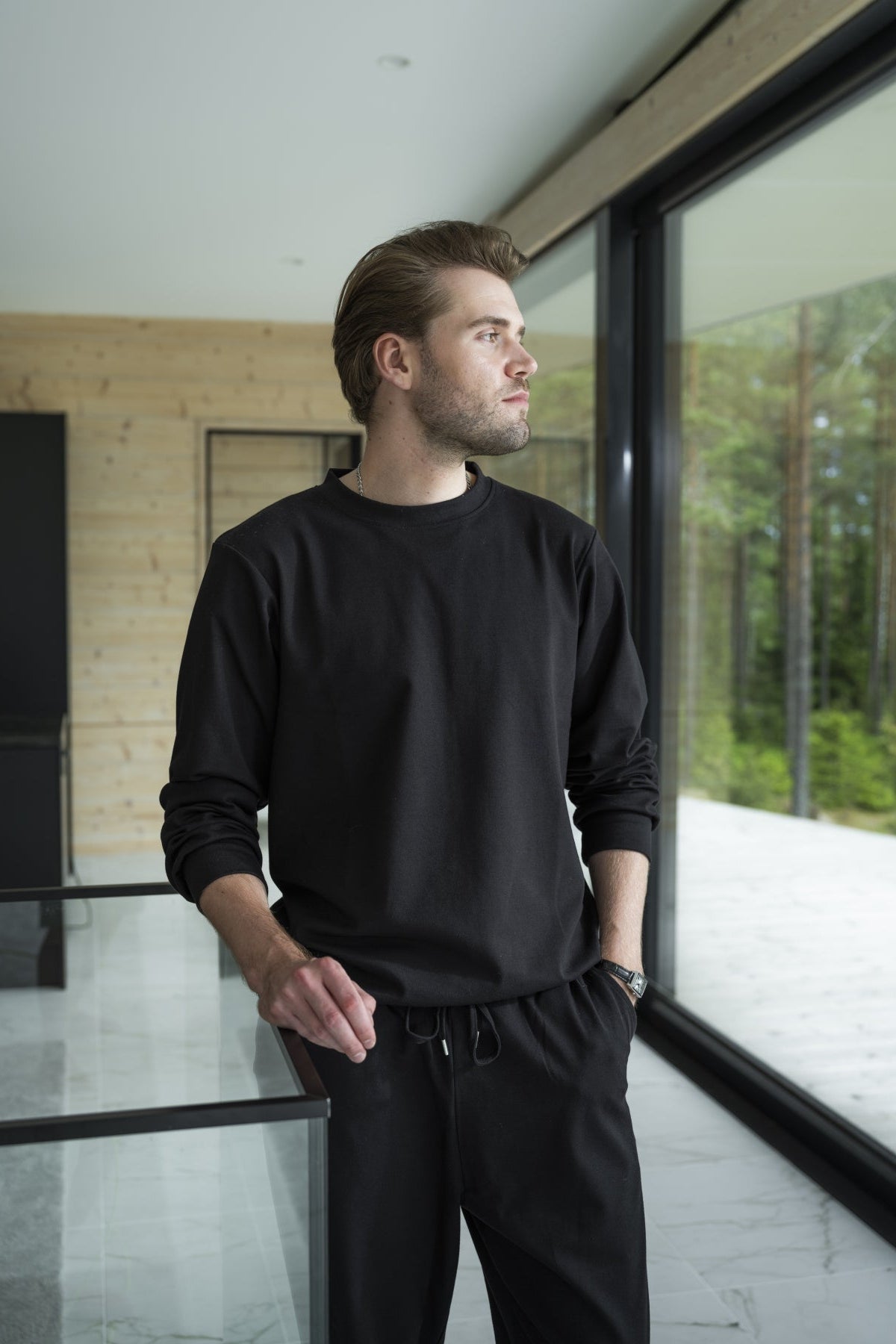 Lounge by Luin Casual Sweatshirt Black