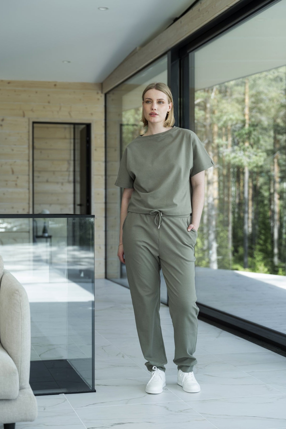 Lounge by Luin Chill Pants Misty Green