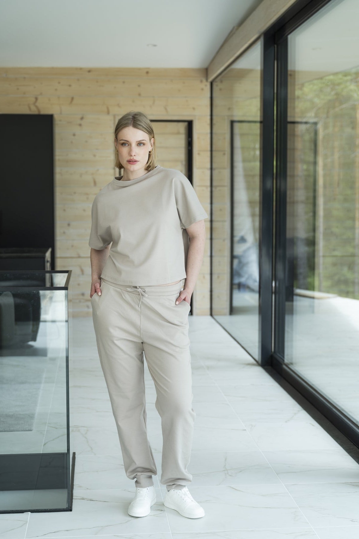 Lounge by Luin Chill Pants Pale Sand