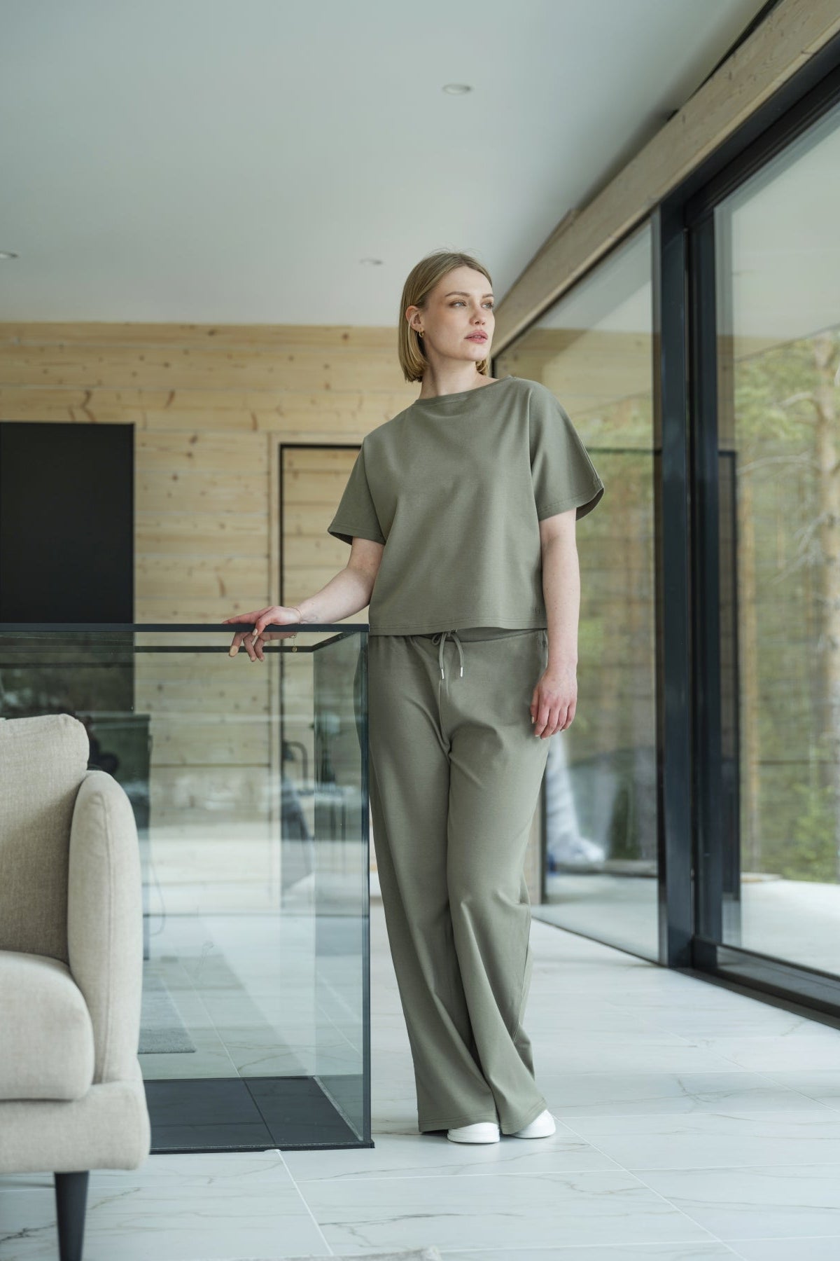 Lounge by Luin T-Shirt Misty Green