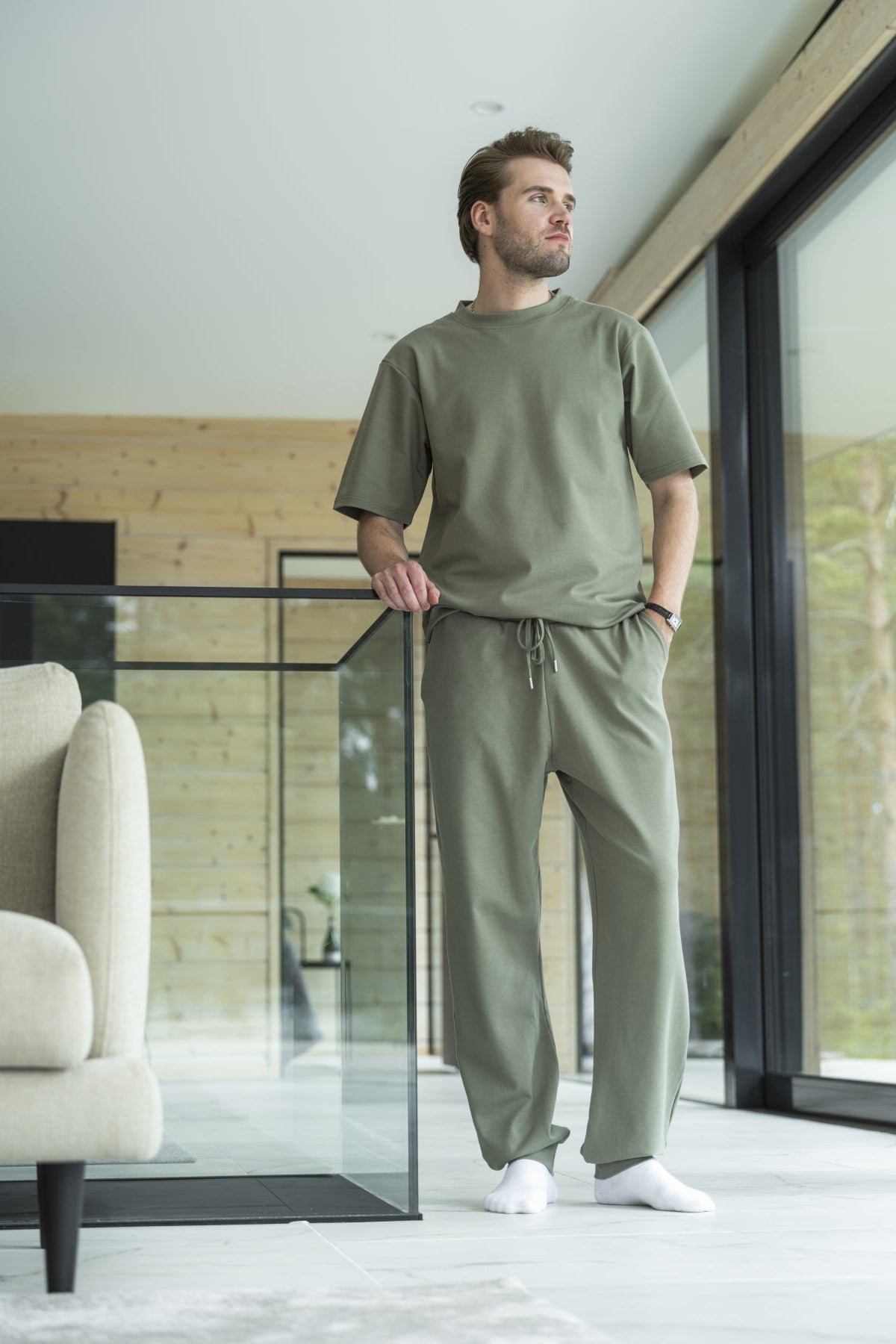 Lounge by Luin Casual Pants Misty Green