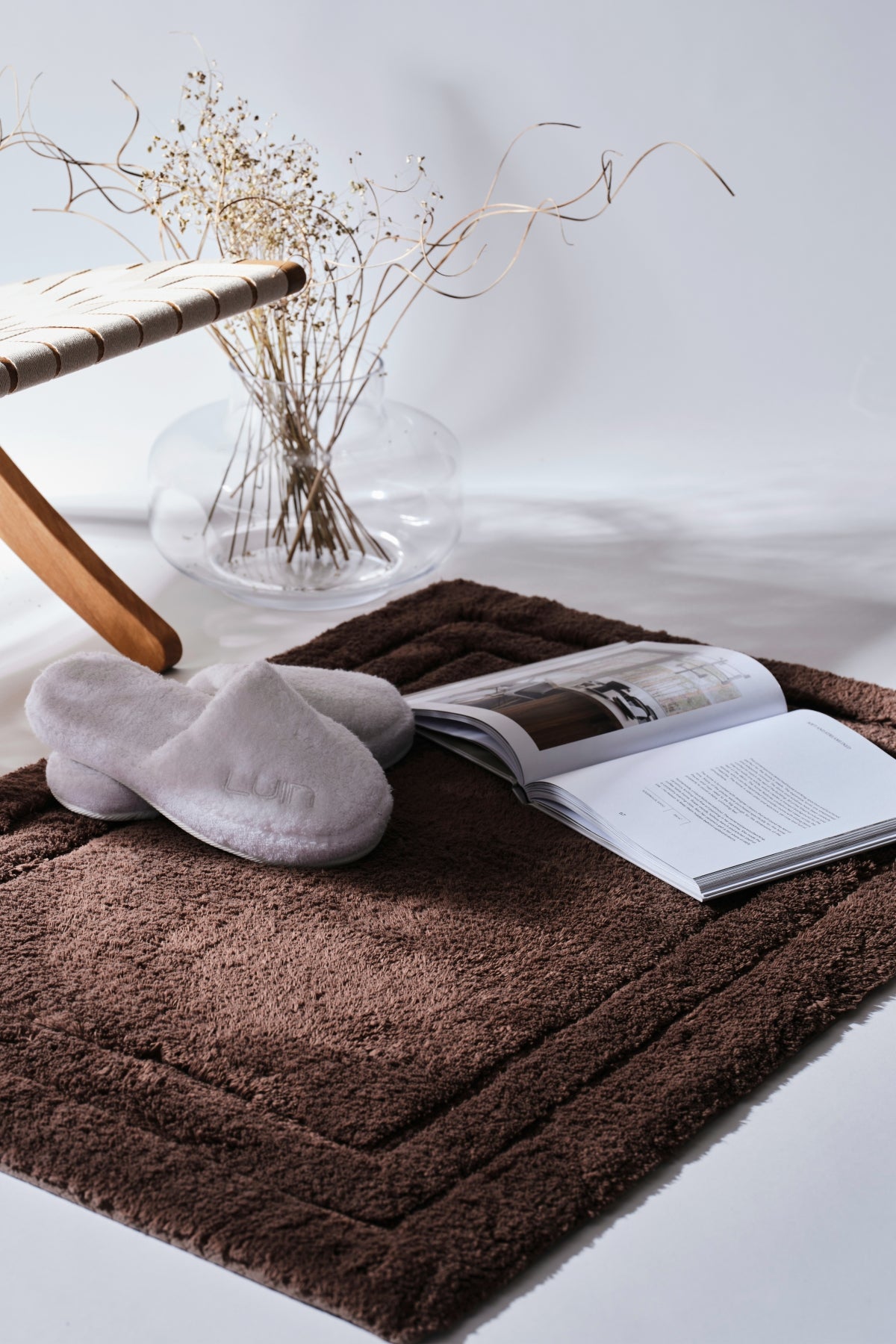 Bath Rug Harmony Cocoa Brown