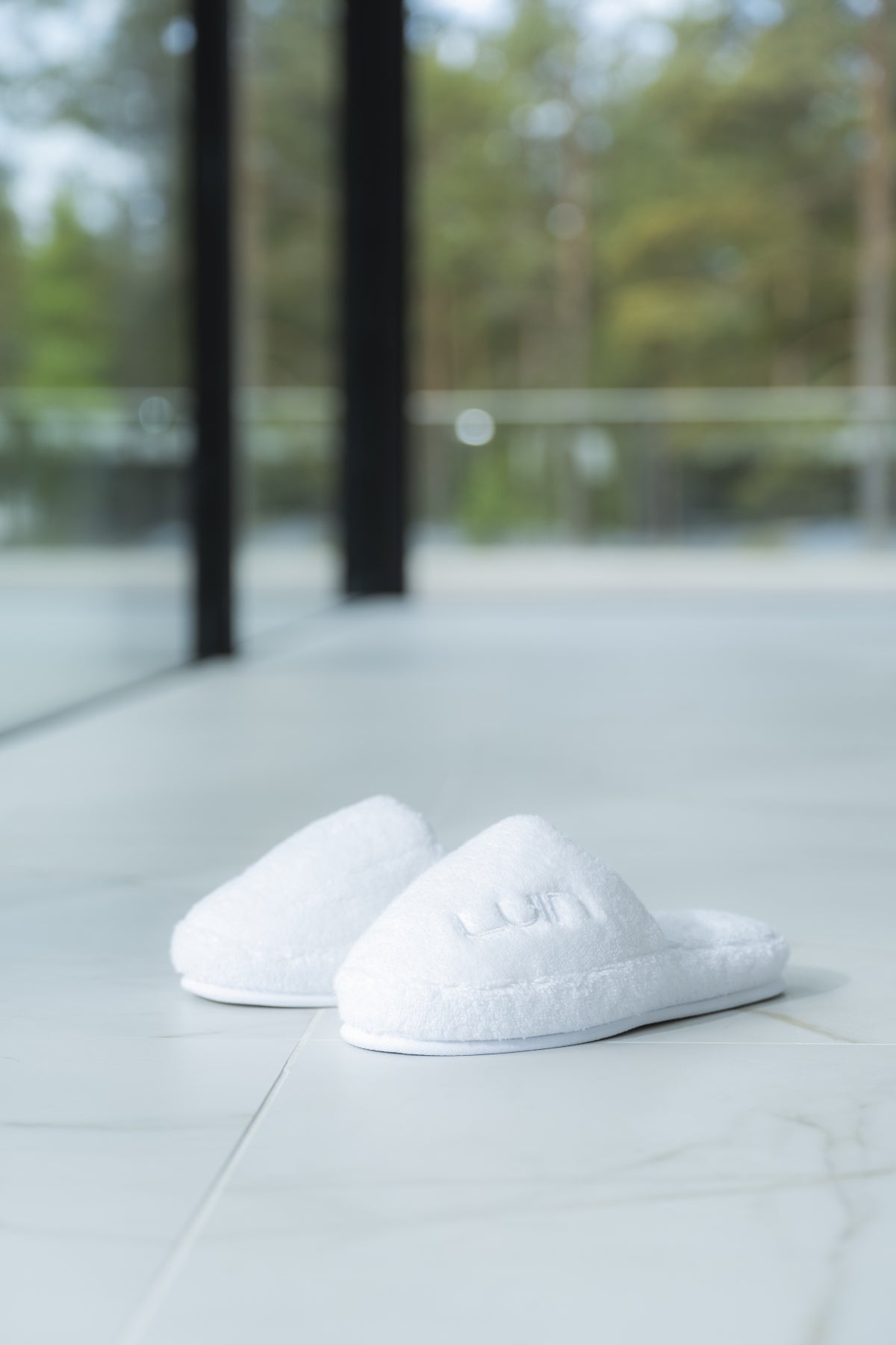 Cosy Bath Slippers Snow