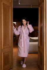 Bathrobe Unisex Dusty Rose