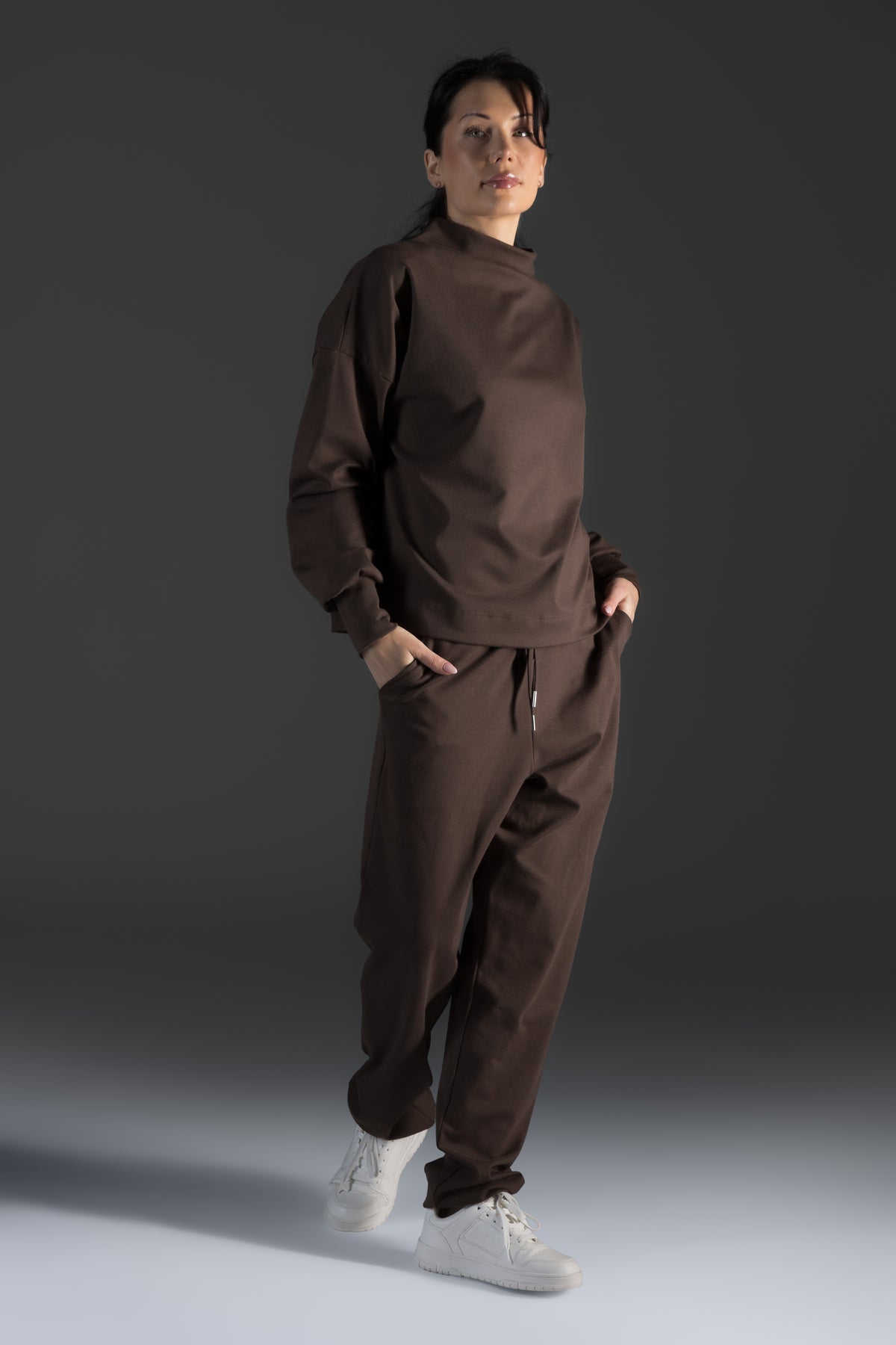 Lounge by Luin Blouse Dark Brown