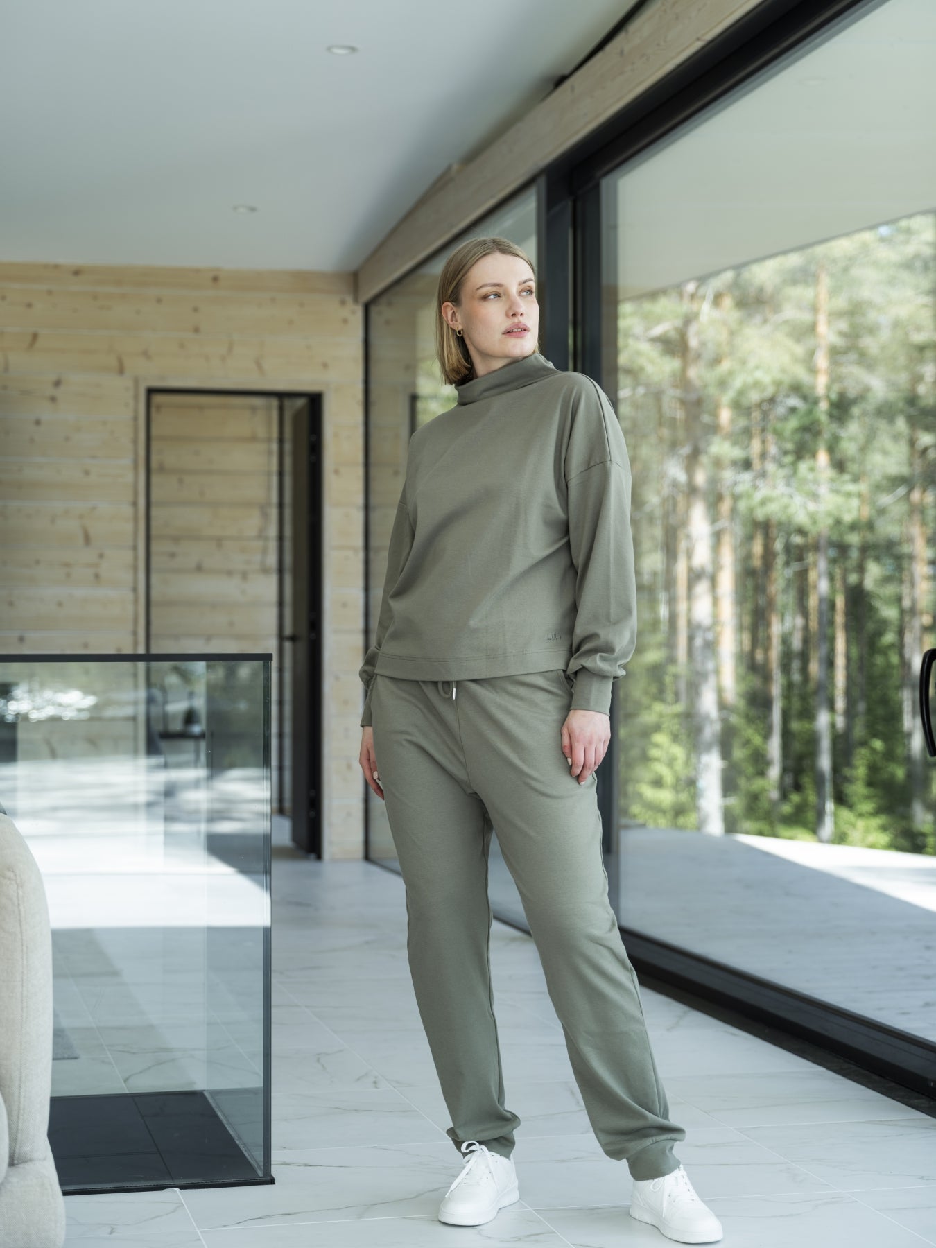 Lounge by Luin Blouse Misty Green
