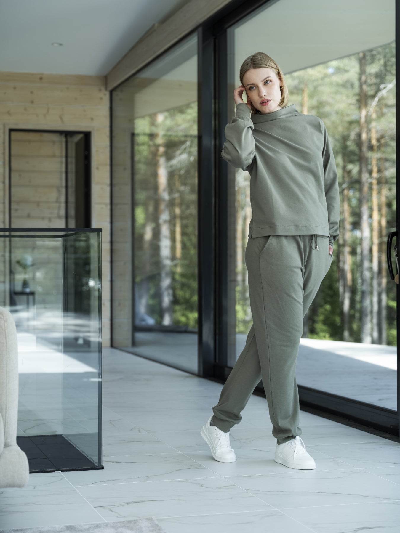 Lounge by Luin Chill Pants Misty Green