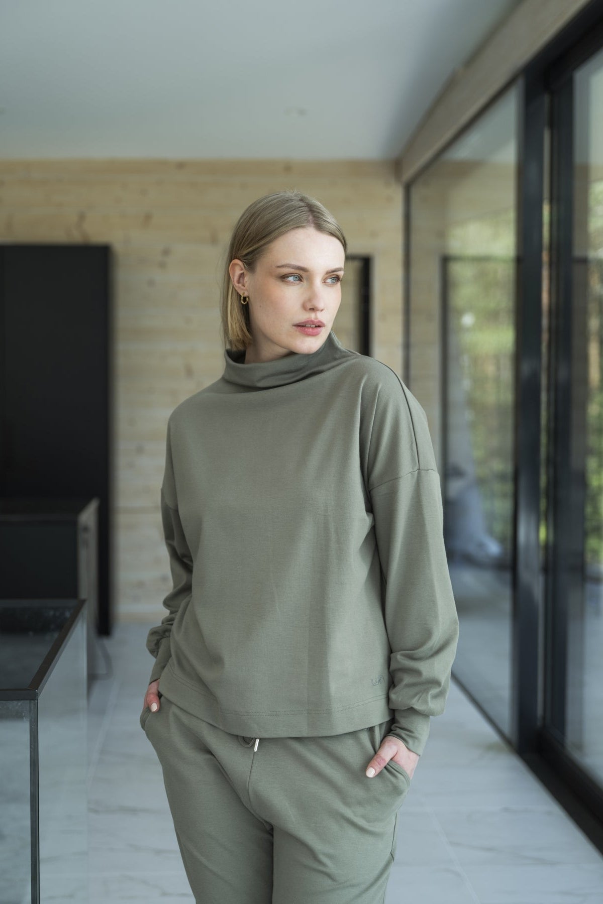 Lounge by Luin Blouse Misty Green