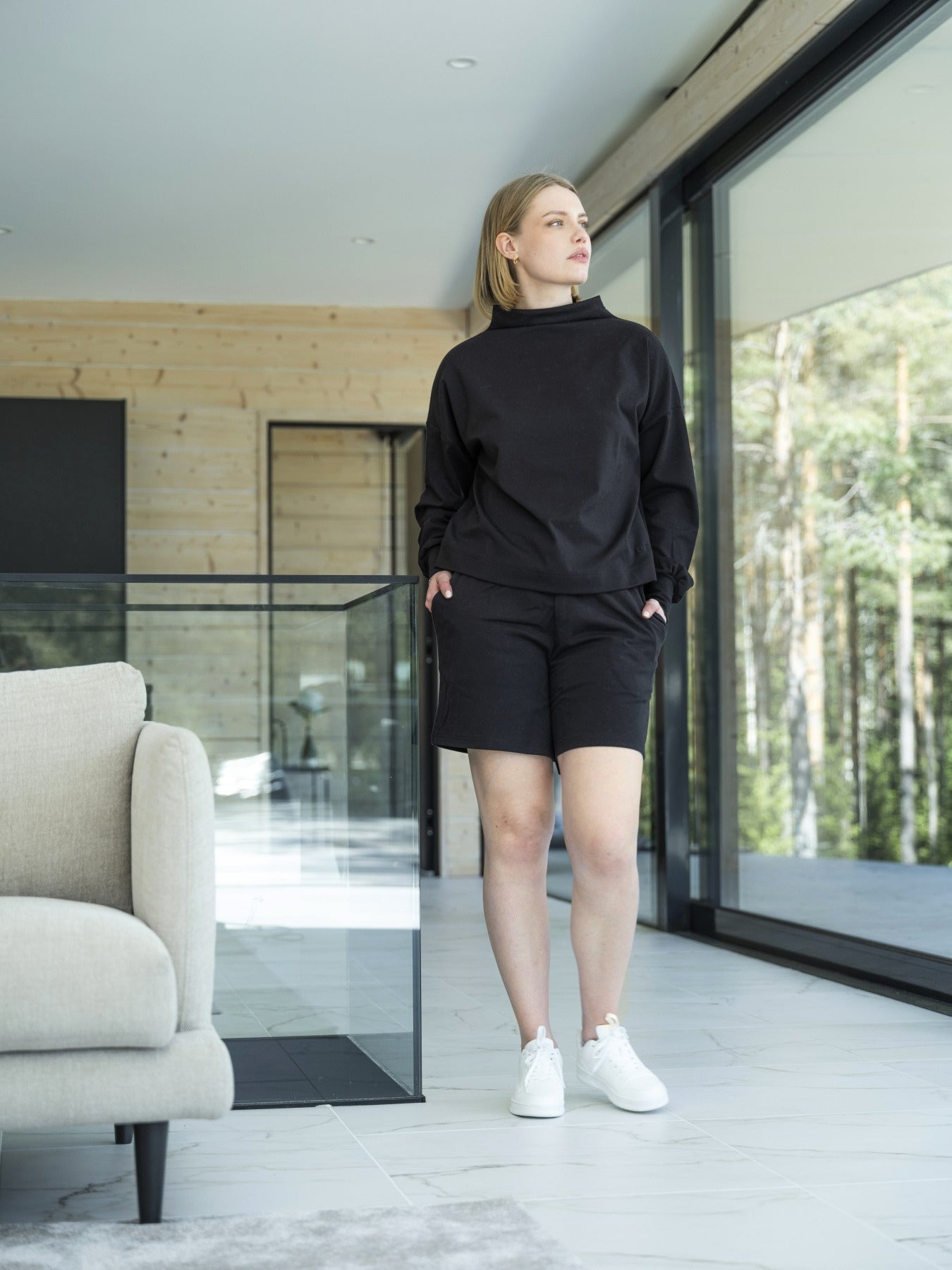 Lounge by Luin Shorts Black