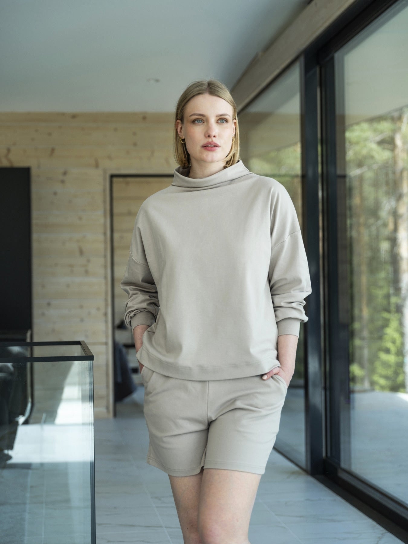 Lounge by Luin Shorts Pale Sand