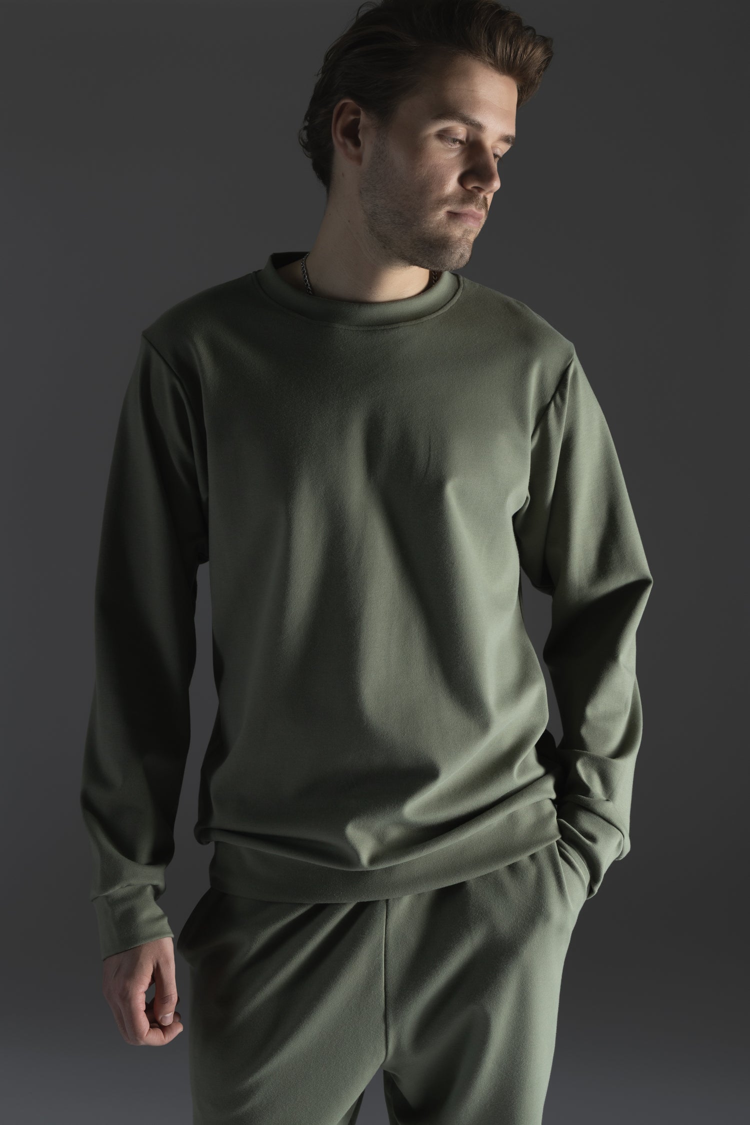Lounge by Luin Casual Sweatshirt Misty Green