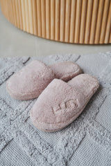 Cosy Bath Slippers Dusty Rose