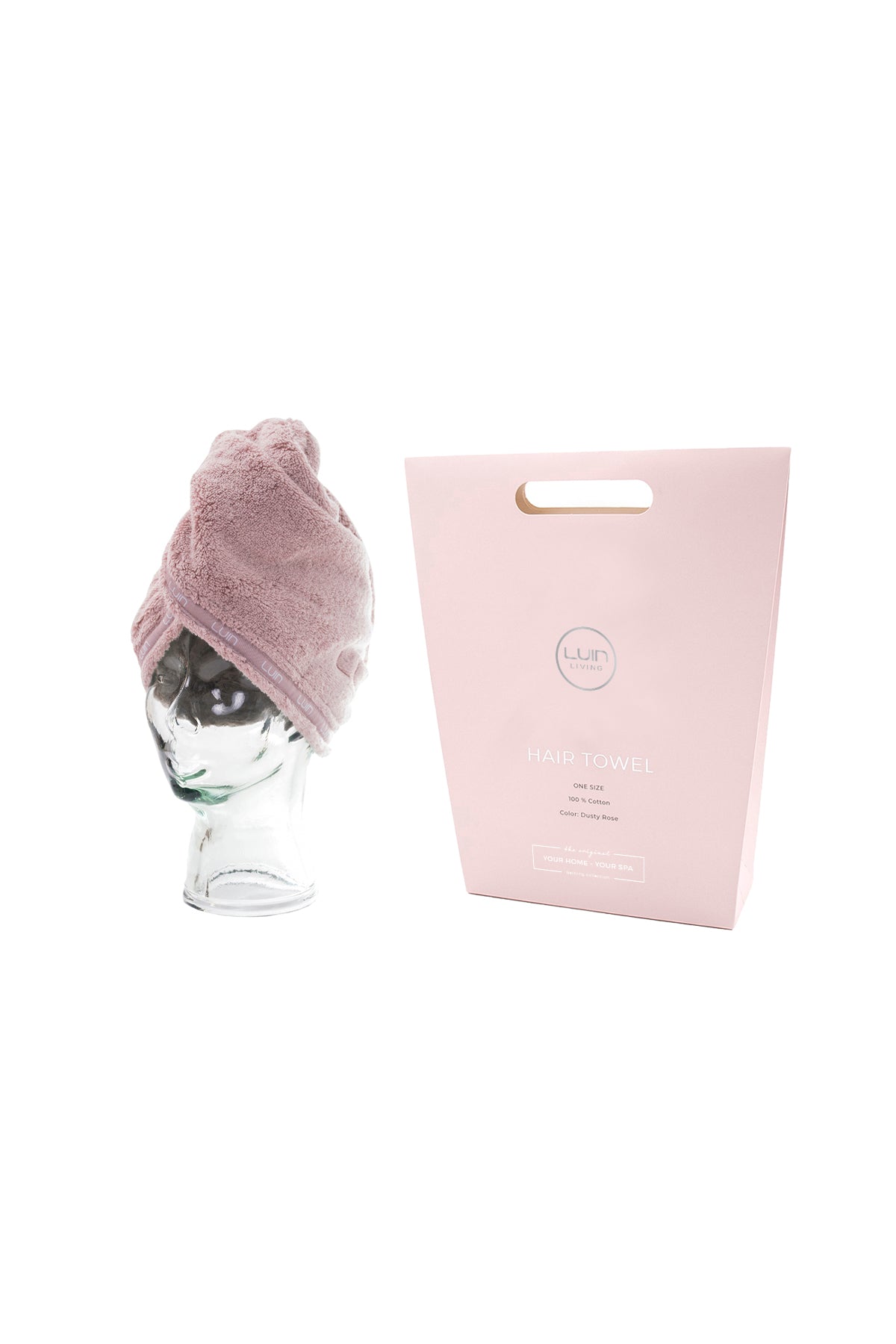 Hair Towel Dusty Rose