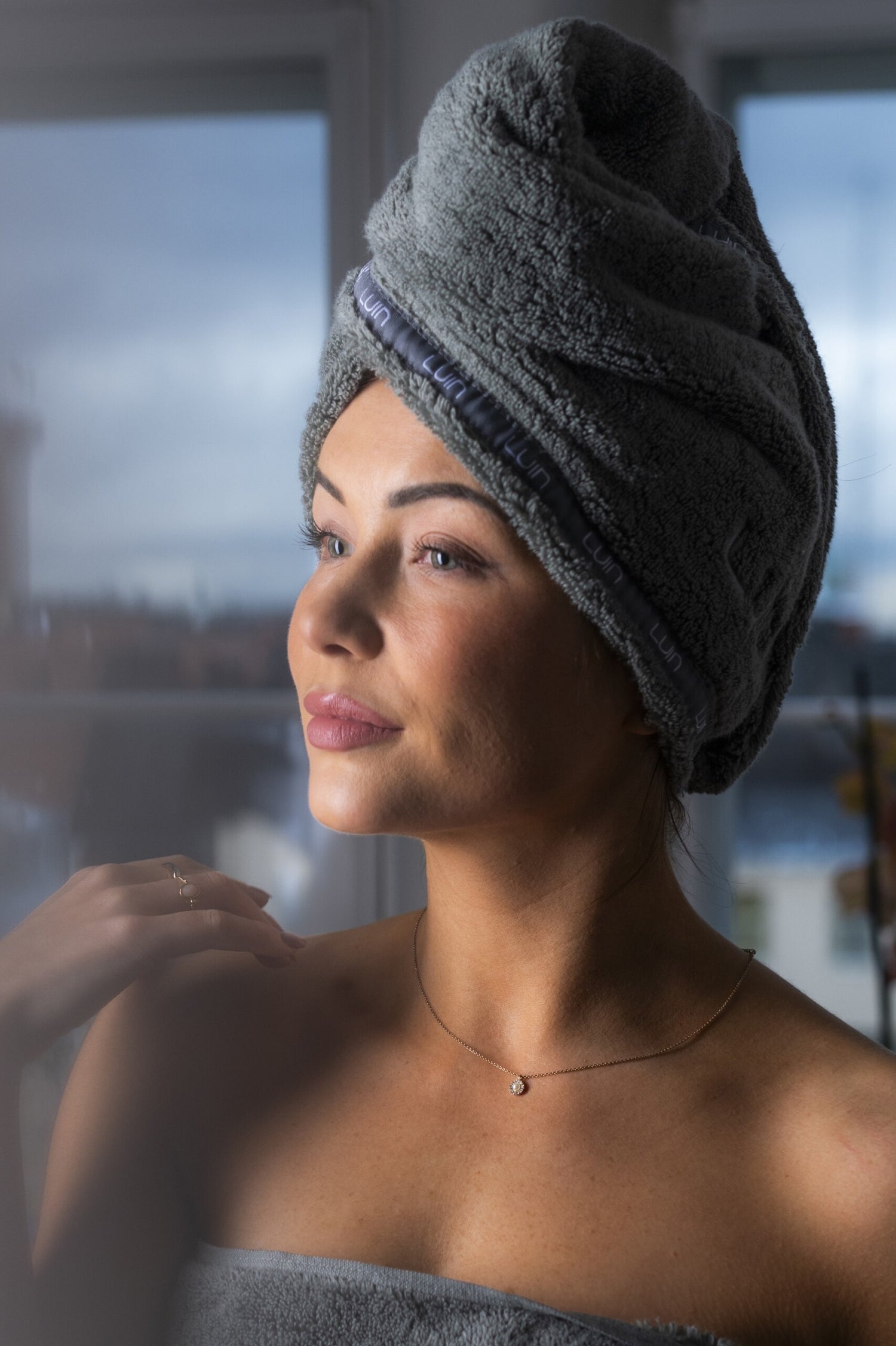 Hair Towel Granite