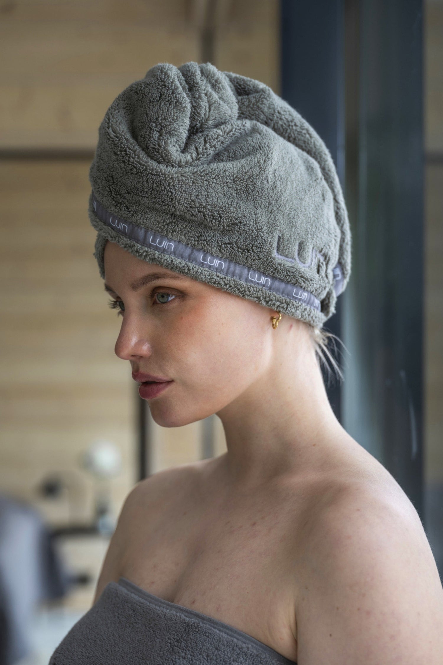 Hair Towel Granite