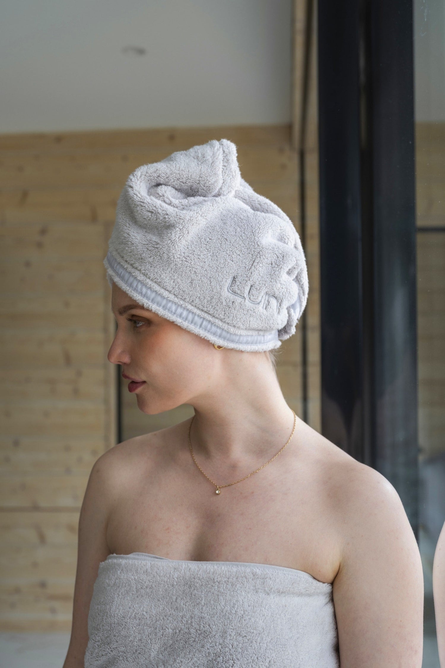 Hair Towel Pearl Grey