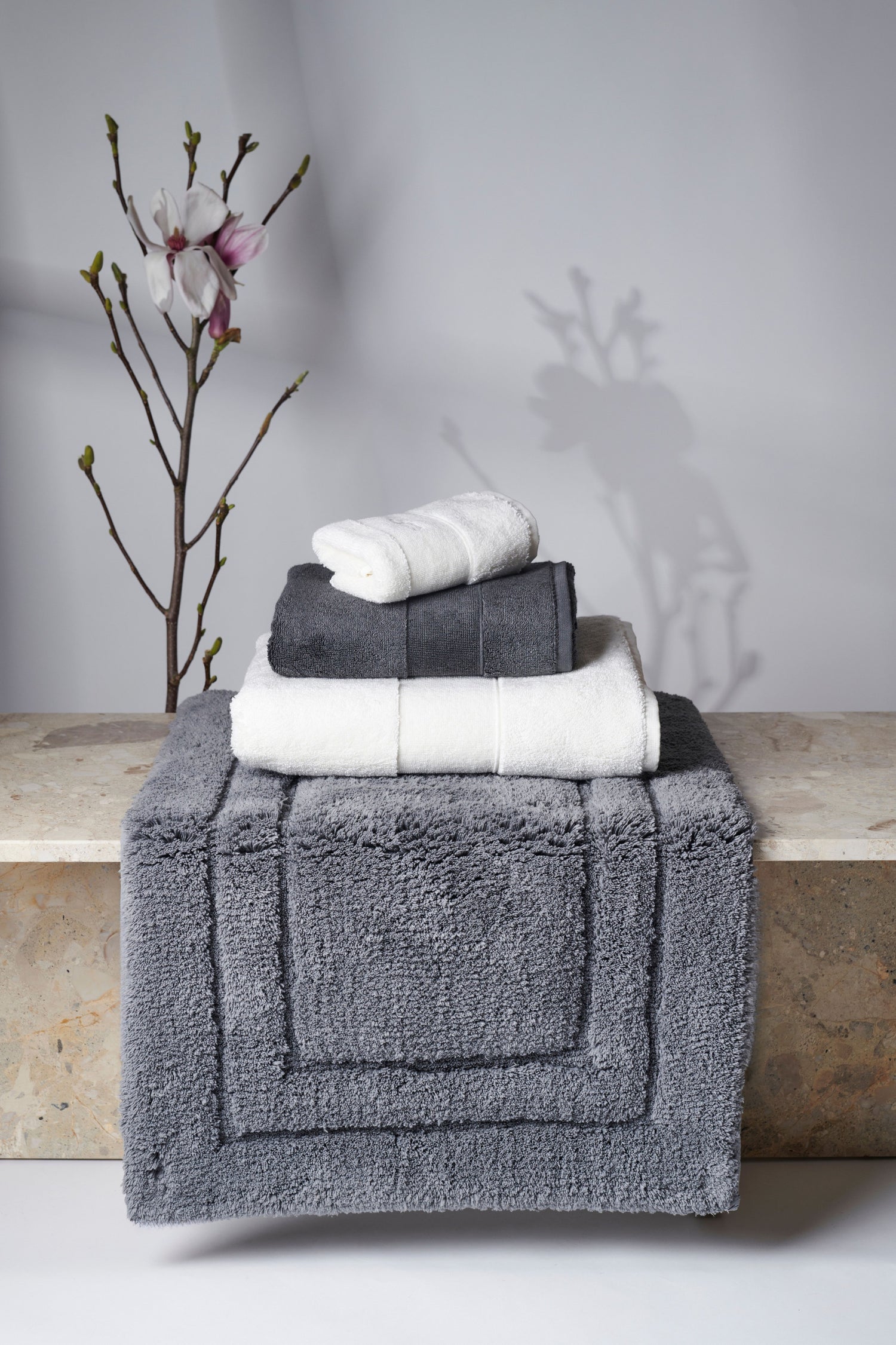 Bath Rug Harmony Grey
