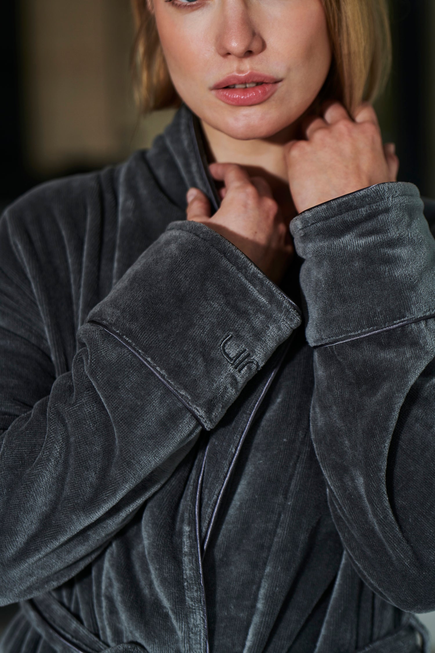 Bathrobe Haven Dark Grey