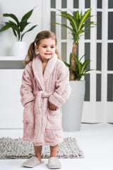 Kids Bathrobe Dusty Rose