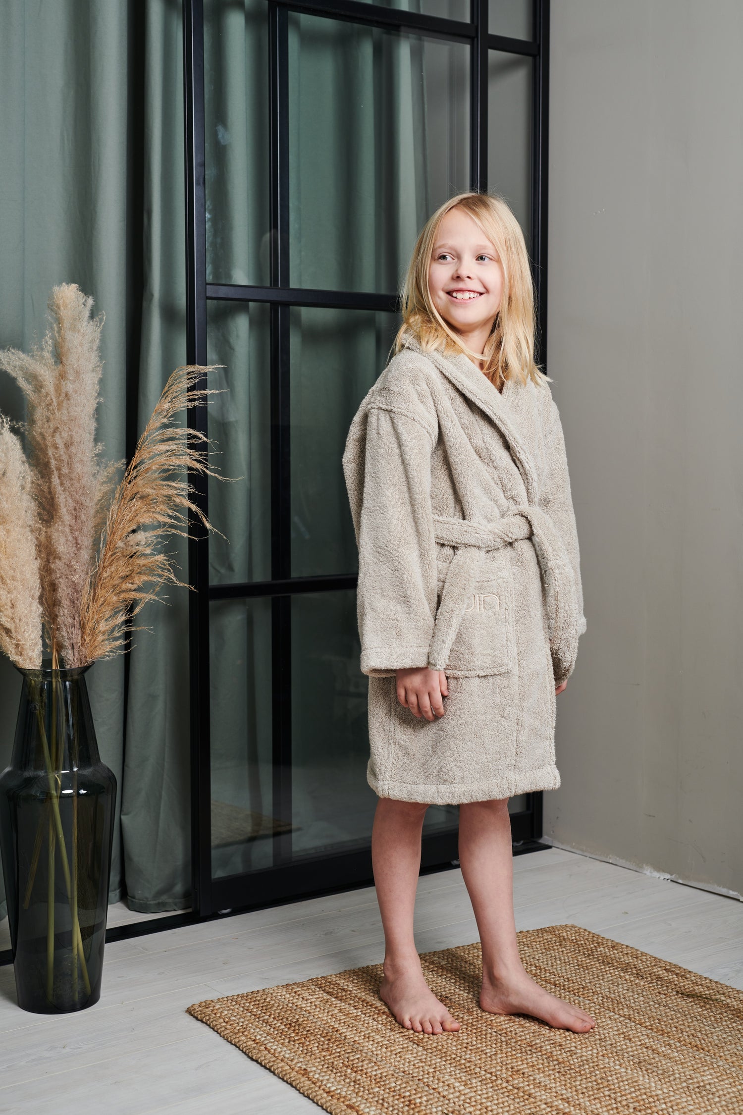 Kids Bathrobe Sand
