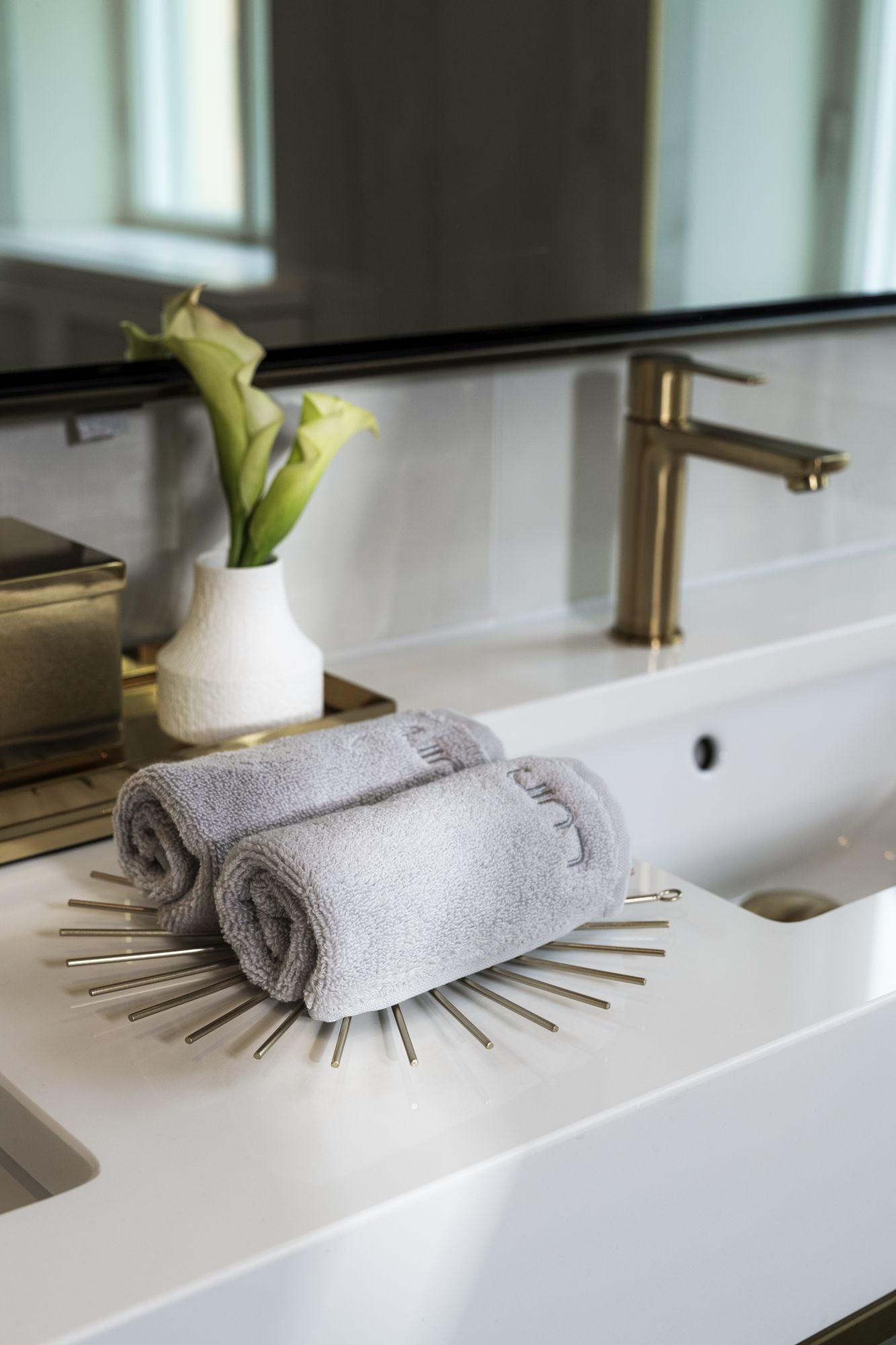 Spa Towel 30×30 cm Pearl Grey