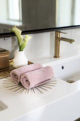 Spa Towel 30×30 cm Dusty Rose