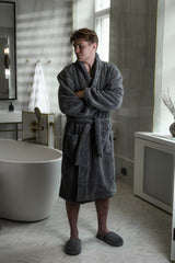Bathrobe Unisex Granite