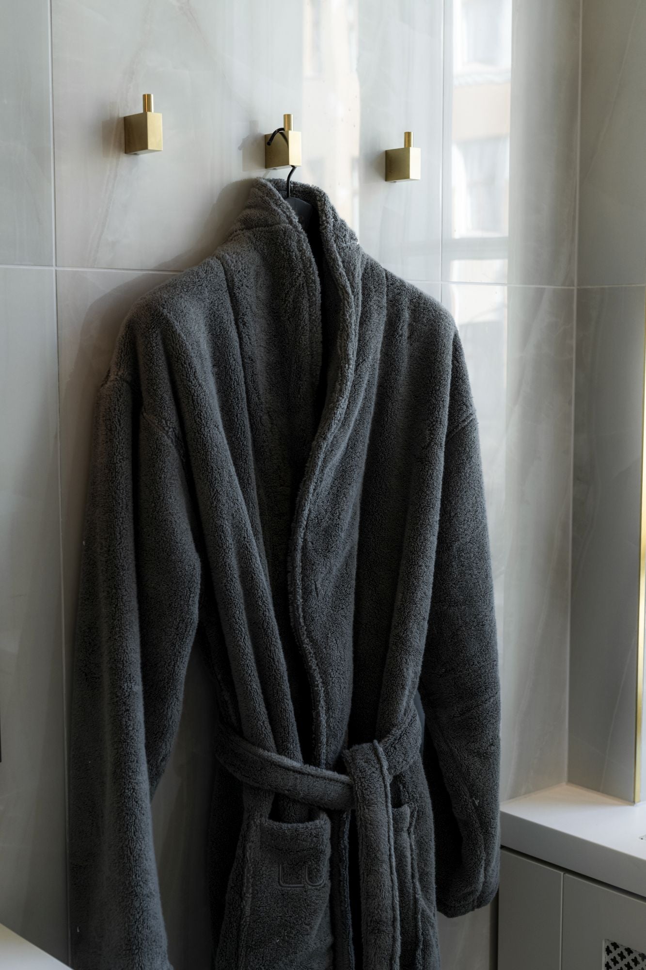 Bathrobe Unisex Granite