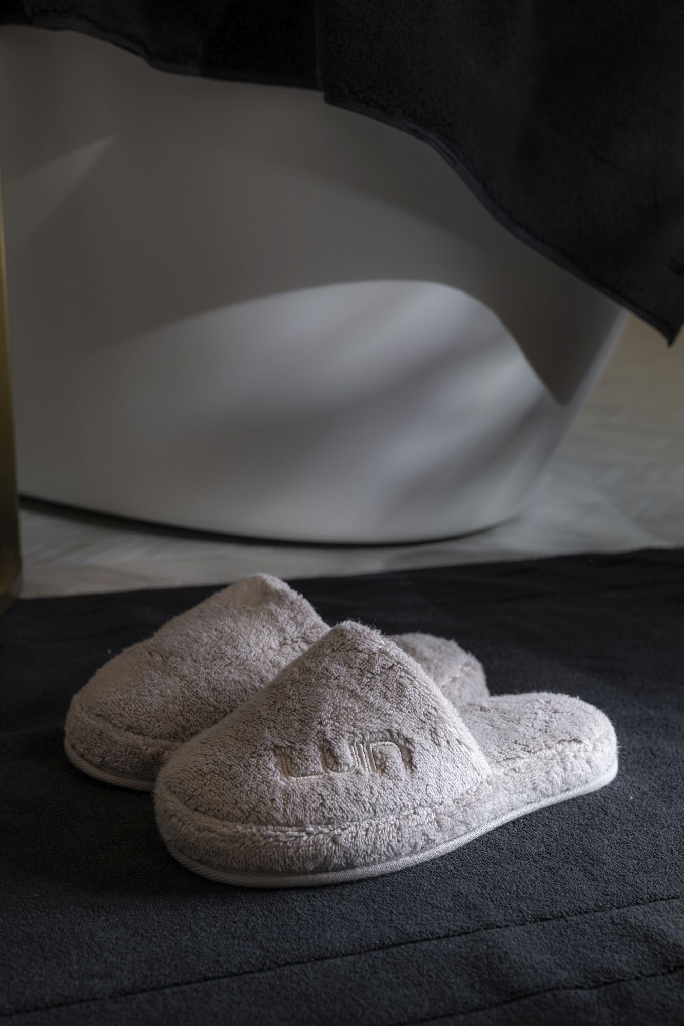 Cosy Bath Slippers Sand