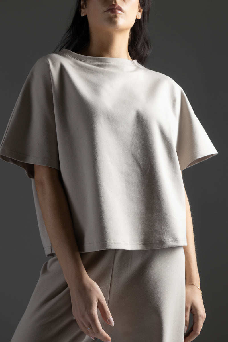 Lounge by Luin T-Shirt Pale Sand
