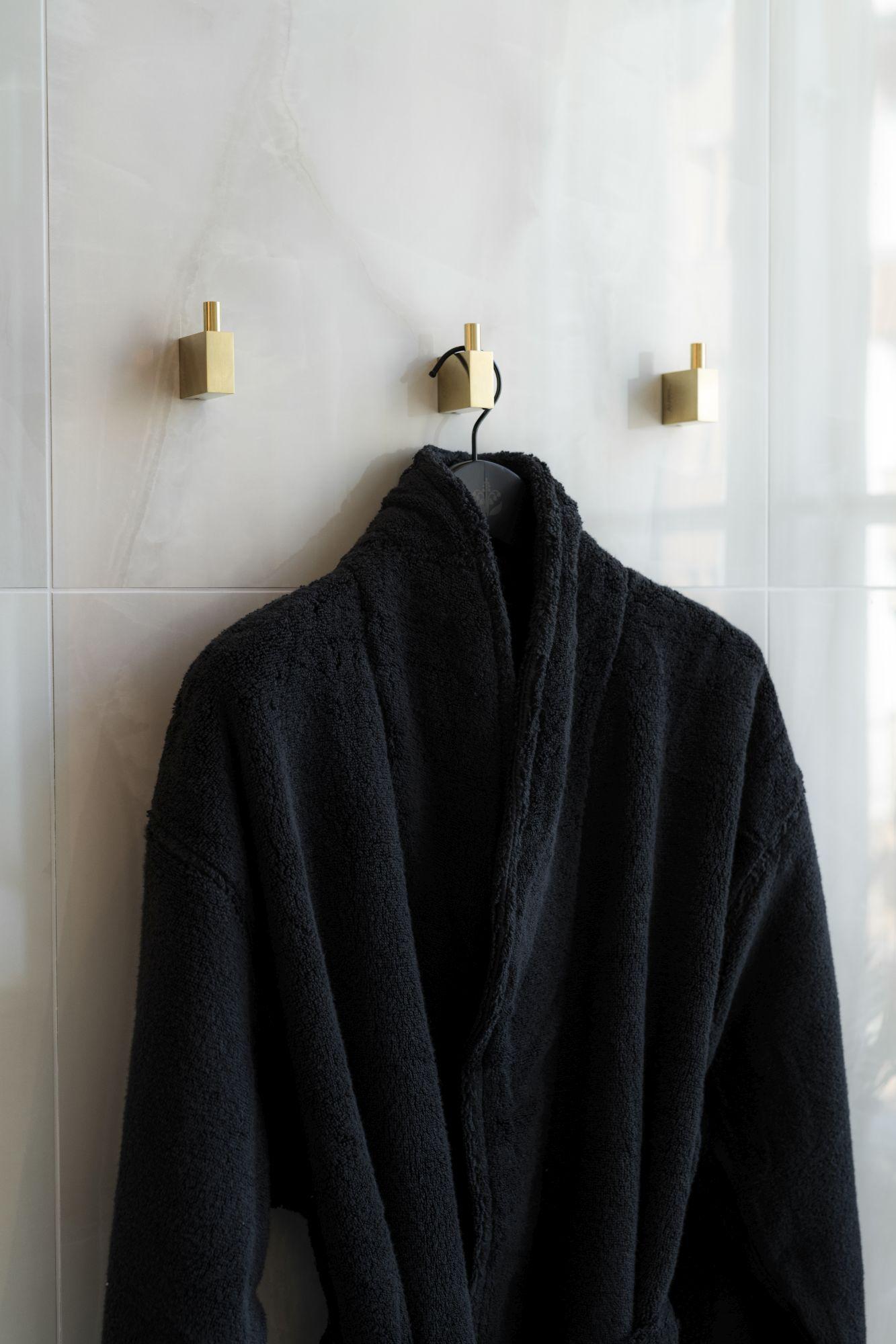 Bathrobe Unisex Black