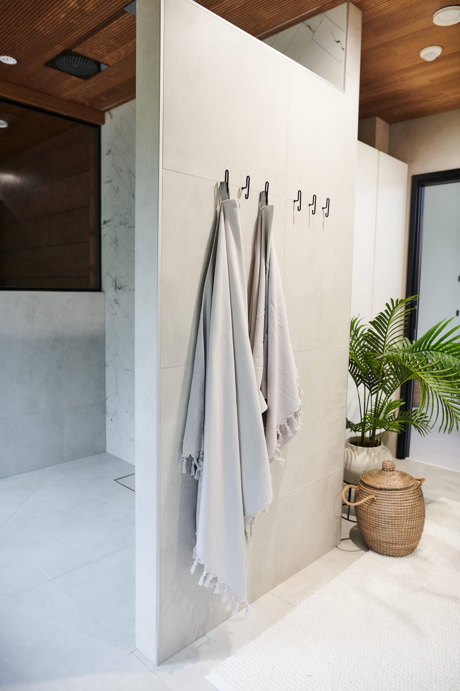 Organic Bath & Beach Towel 70x140cm Pearl Grey