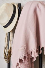 Organic Bath & Beach Towel 100x180cm Dusty Rose