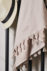 Organic Bath & Beach Towel 100x180cm Sand