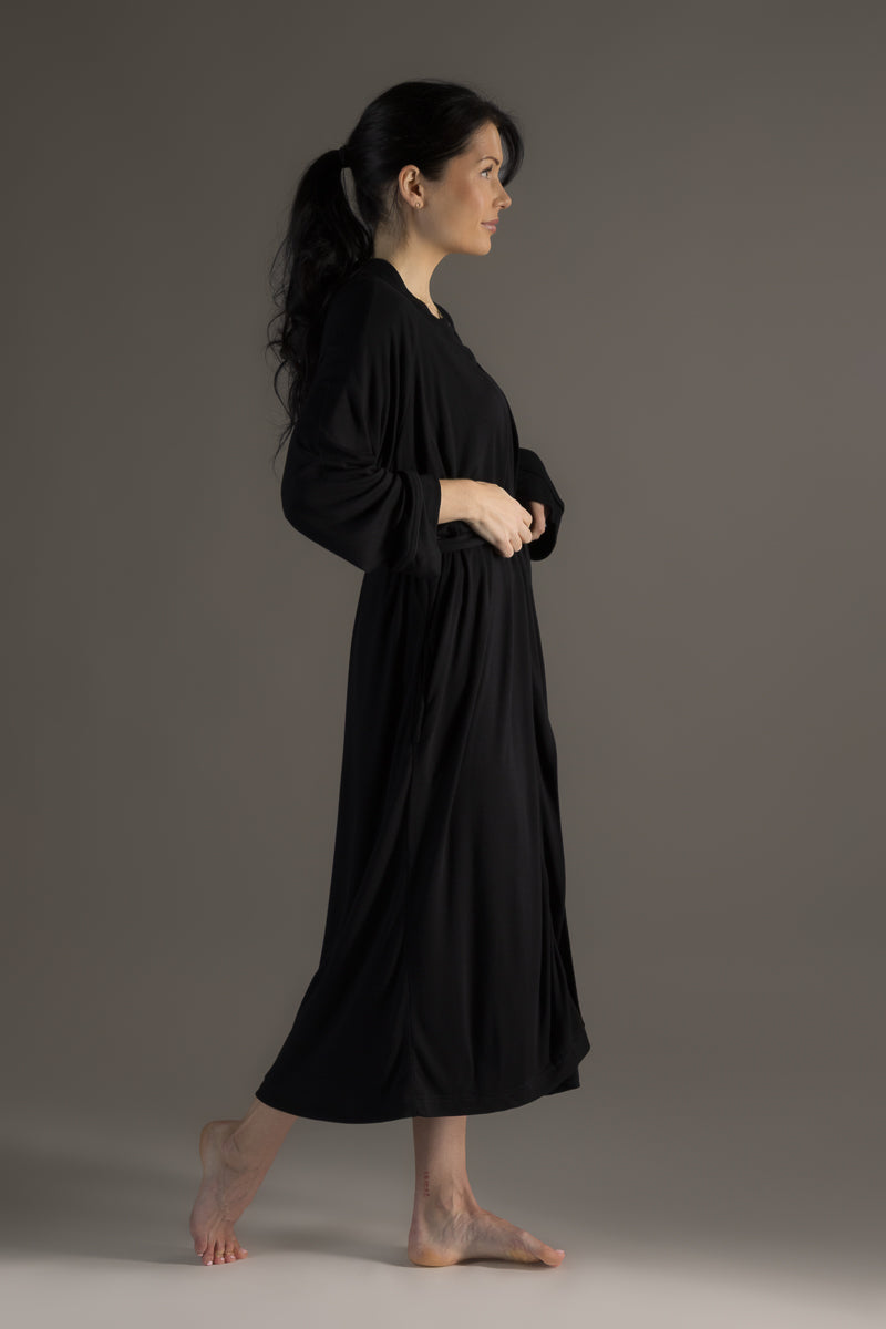 Dawn Morning Gown Black