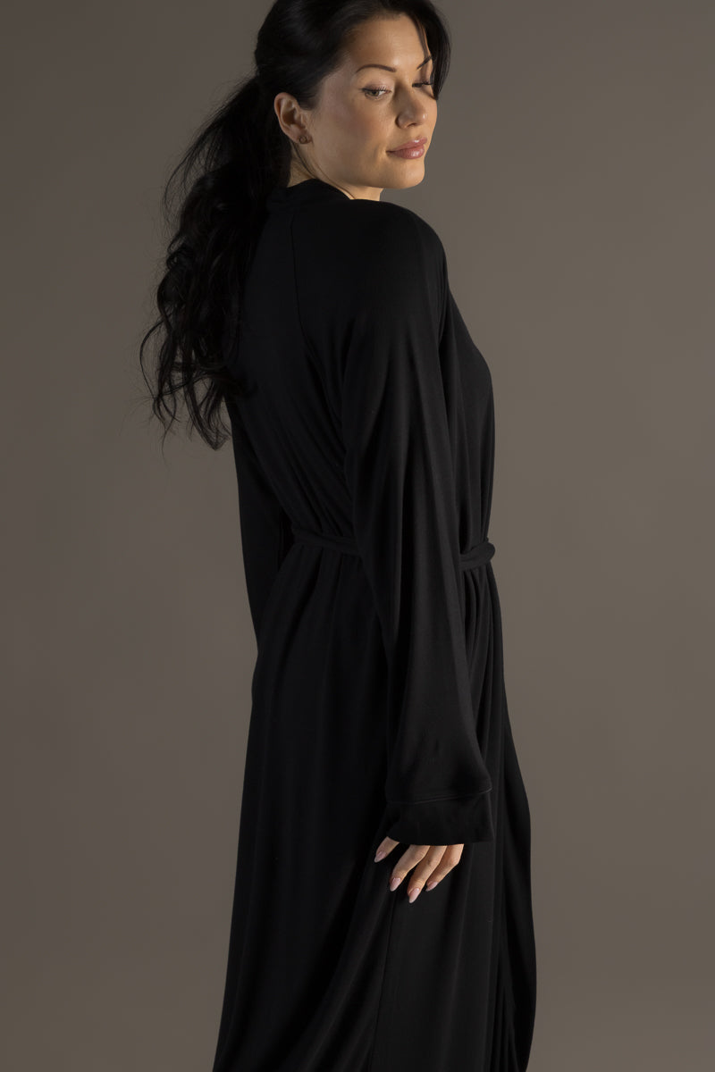 Dawn Morning Gown Black