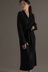 Dawn Morning Gown Black