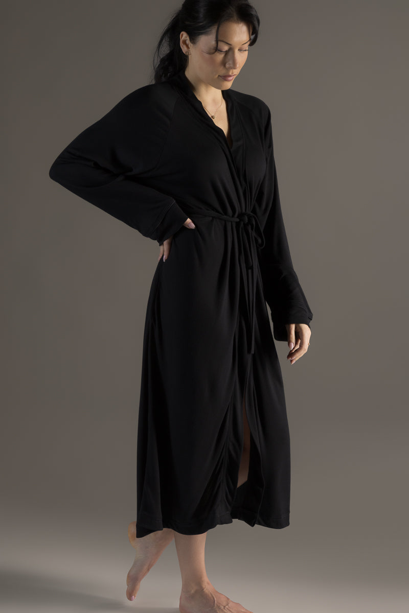 Dawn Morning Gown Black